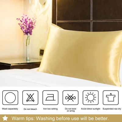 2Pc Mulberry Silk For Hair Health Pillow Cases - PiccoCasa - Image 3