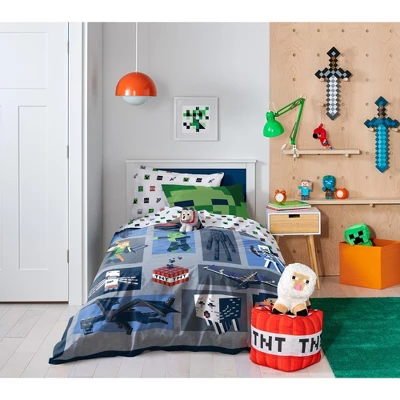 Saturday Park Minecraft Emblematic 100% Organic Cotton Bed Set - Image 7