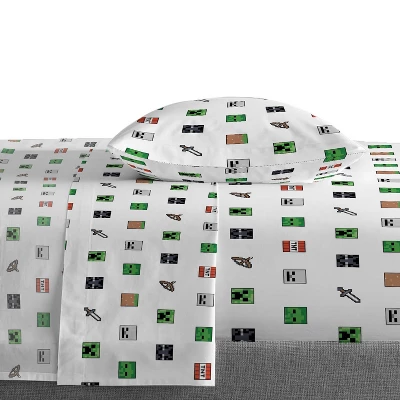 Saturday Park Minecraft Emblematic 100% Organic Cotton Bed Set - Image 4