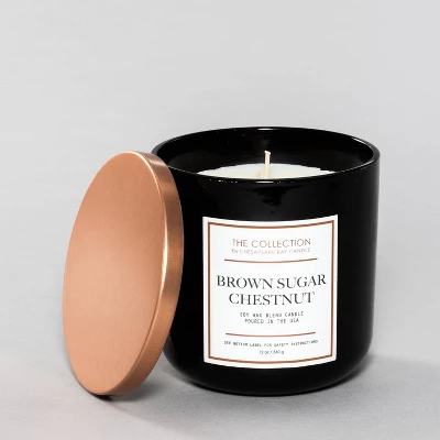 12oz Glass Jar 2-Wick Candle Brown Sugar Chestnut - The Collection By Chesapeake Bay Candle - Image 5