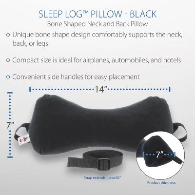 Chiropractic Bone Shaped Neck & Cervical Pillow- Lumbar Support - Image 8