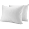 Waterguard Quilted Waterprof Cotton Top Pillow Protector Set Of 2 White