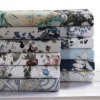 300 Thread Count Printed Pattern Sateen Sheet Set - Tribeca Living