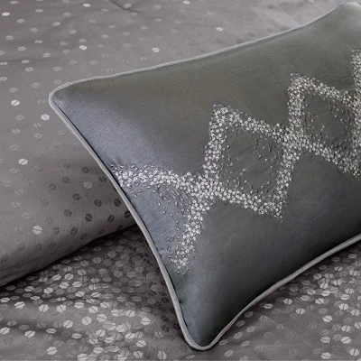 Garner Modern Diamond Print Multiple Piece Comforter Set - 7 Piece - Image 6