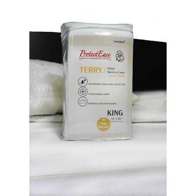 Terry Fitted Mattress Protector - ProtectEase - Image 5