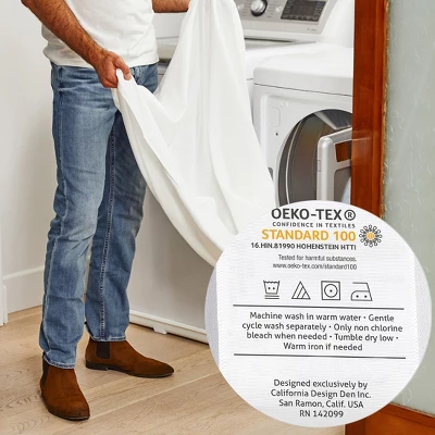 Luxury Fitted Sheet Only, 600 Thread Count - 100% Cotton Sateen, Deep Pocket, Soft, Cool & Durable By California Design Den - Image 2