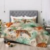 83 Oranges Tropical And Tigers Comforter Set - Deny Designs