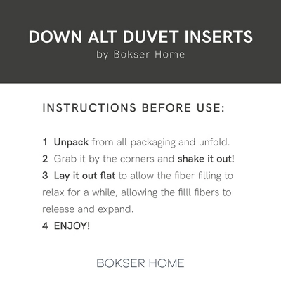 Extra Warm Premium Down Alternative Duvet Comforter Insert | BOKSER HOME - Image 6
