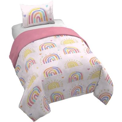 Saturday Park Doodle Rainbow 100% Organic Cotton Duvet Cover & Sham Set - Image 7
