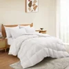 Peace Nest All Season White Goose Feather And Down Comforter