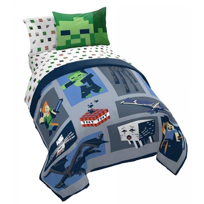 Saturday Park Minecraft Emblematic 100% Organic Cotton Bed Set - Image 8