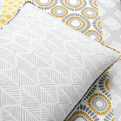 Lush Décor 3pc Bohemian Stripe Reversible Quilt & Sham Set - Image 4