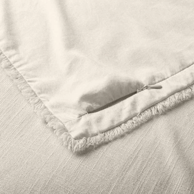 Heavyweight Linen Blend Comforter Sham - Casalunaâ„¢ - Image 4