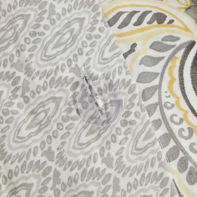 Madison Park 3pc Lian Cotton Floral Printed Reversible Duvet Cover Set - Image 11