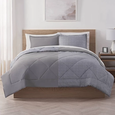 Supersoft Bed In A Bag Reversible Comforter Set - Serta - Image 2