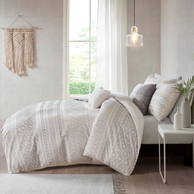 Emerson Clip Jacquard Duvet Cover Set - Image 10