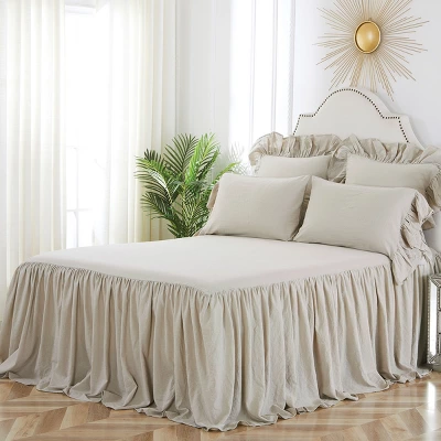 C&F Home Ruffled Euro Sham Natural - Image 2