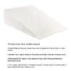 Hastings Home Memory Foam Wedge Pillow With Bamboo Fiber Cover - Ivory