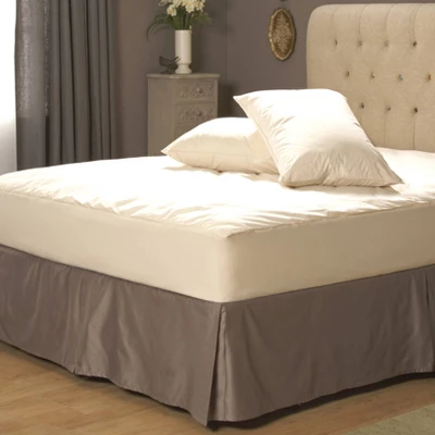 Organic Cotton Cover Allergy Protection Waterproof Mattress Pad - AllerEase - Image 2