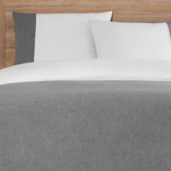 Vue Kinsley Chambray Colorblock Duvet Cover Set