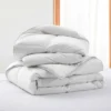 Peace Nest Light&All-Season Warmth White Goose Feather Down Comforter Duvet