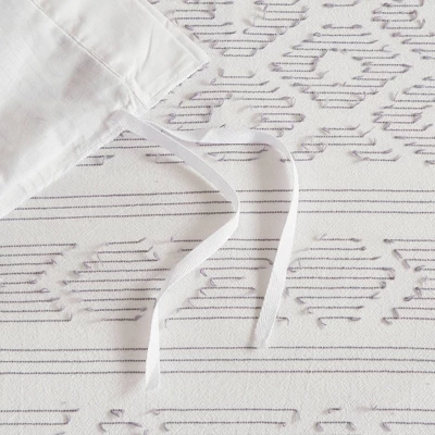 Emerson Clip Jacquard Duvet Cover Set - Image 6