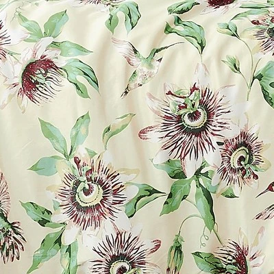 Southshore Fine Living Passiflora 300 Thread-Count 100% Cotton Sateen Floral Duvet Cover Set - Image 5