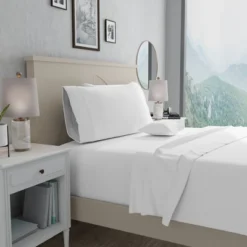 Purity Home 300TC Ultra-Soft & Silky Cotton-Rayon Sheet Set