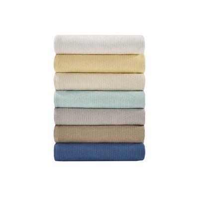 Freshspun Basketweave Cotton Bed Blanket - Image 5