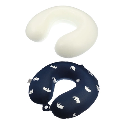 Unique Bargains U Shaped Memory Foam Pillow Neck Pillow Cushion Home Travel Outdoors Pillow Cushion 1Pc - Image 4