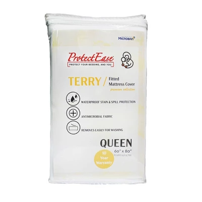 Terry Fitted Mattress Protector - ProtectEase - Image 8