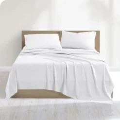 400 Thread Count Organic Cotton Twill Bed Sheet Set By Bare Home