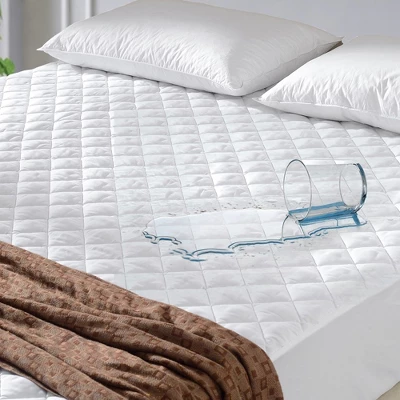Cheer Collection Waterproof Quilted Mattress Protector - White - Image 5