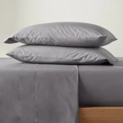Washed Supima Percale Solid Sheet Set - Casalunaâ„¢