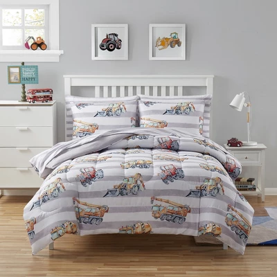 Construction Trucks Kids Printed Bedding Set Includes Sheet Set By Sweet Home Collection - Image 6