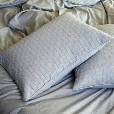 2pc Standard Melange Viscose From Bamboo Duvet Shams - BedVoyage - Image 5