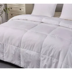 Microfiber Down Blend Comforter (King) White - Blue Ridge Home Fashions