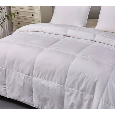 Microfiber Down Blend Comforter (Twin) White - Blue Ridge Home Fashions
