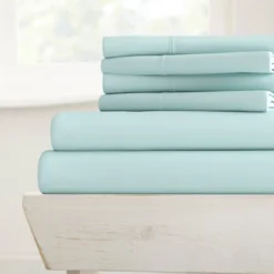 Solid 6 Piece Sheet Set - Ultra Soft, Easy Care - Becky Cameron (Extra Pillow Cases!)