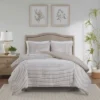 Madison Park 3pc River Clipped Jacquard Duvet Cover Set Off-White