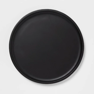 13" Acacia Modern Serving Platter Black - Threshold™ - Image 2