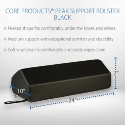 Core Products Peak Support Bolster - Black