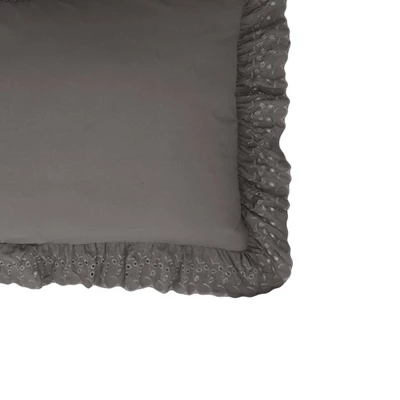 2pk Ruffled Eyelet Pillow Shams - Fresh Idea - Image 3