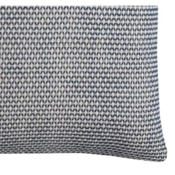 22"x22" Oversized Geometric Square Throw Pillow Cover Ivory/Indigo - Rizzy Home