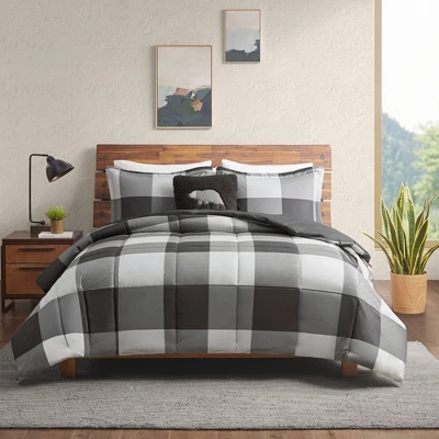 Woolrich Hudson Valley Down Alternative Buffalo Check Comforter Set - Image 2
