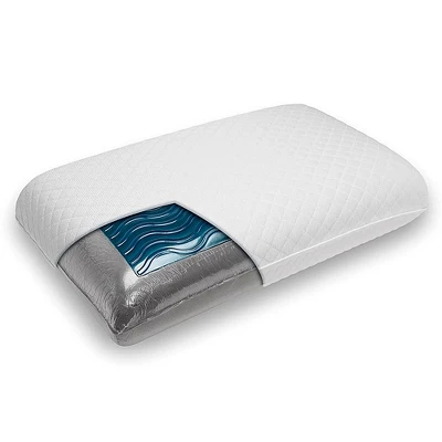 Dr. Pillow Dreamcool Pillow With Cooling Gel & Charcoal Memory Foam, White - Image 5