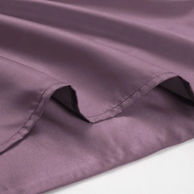 2 Pcs Body 20"x54" Satin Silky For Hair And Skin Pillowcase Mauve - PiccoCasa - Image 4