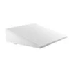 Cheer Collection Memory Foam Bed Wedge Pillow With Washable Cover - White (25" X 25" X 7")