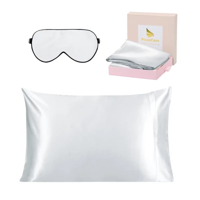 1 Pc King Silk Envelope Closure Pillowcase Silver Grey - PiccoCasa - Image 5