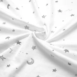 TL Care Printed 100% Cotton Knit Fitted Mini Crib Sheet - 2pk